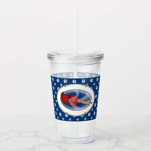 Tunnel-Vortex-Syndrom - Agility-schneller, lustige Acryltrinkbecher (Vorderseite)