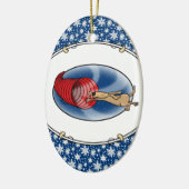 Tunnel-Vortex-Syndrom - Agility-schneller, lustige Keramik Ornament (Links)