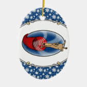 Tunnel-Vortex-Syndrom - Agility-schneller, lustige Keramik Ornament (Vorne)