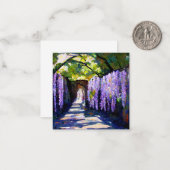 Tunnel Wisteria Mitteilungskarte (Vorderseite/Rückseite Beispiel)
