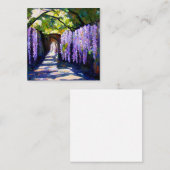 Tunnel Wisteria Mitteilungskarte (Vorne/Hinten)