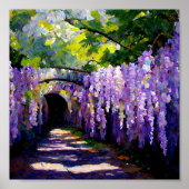 Tunnel Wisteria Poster (Vorne)