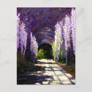Tunnel Wisteria Postkarte