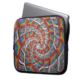 Tunnel zur Mond-Laptop-Reißverschluss-Hülse Laptopschutzhülle (Vorderseite Links)