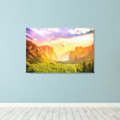 Tunnelansicht des Yosemite-Nationalparks Leinwanddruck (Insitu (Holzboden))