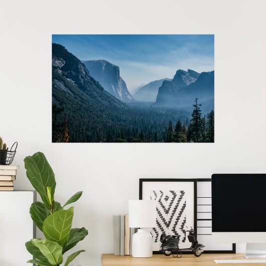 Tunnelansicht Yosemite Poster (Heimbüro)
