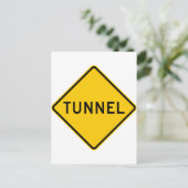 Tunnelbahnzeichen Postkarte (Stehend Vorderseite)
