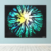 Tunnelblick (überzogene Canvas) Leinwanddruck (Insitu (Holzboden))