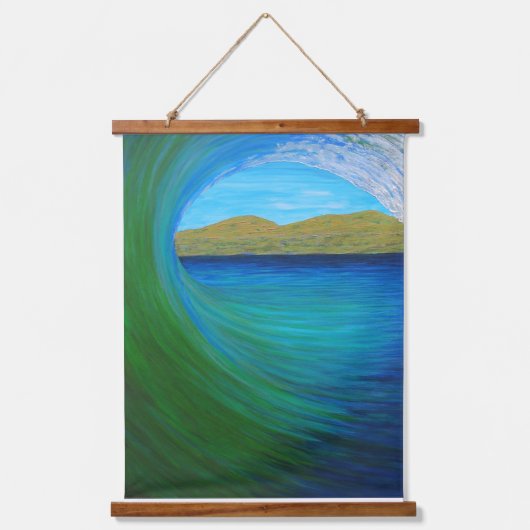 Tunnelblick Wandteppich Mit Holzrahmen (Vorderseite)