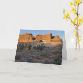 Tunnelbogen am Morgen Karte (Gelbe Blume)