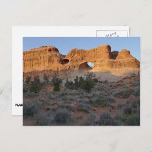 Tunnelbogen am Morgen Postkarte (Vorne/Hinten)