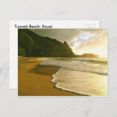 Tunnels Beach, Kauai Postcard Postkarte (Vorne/Hinten)