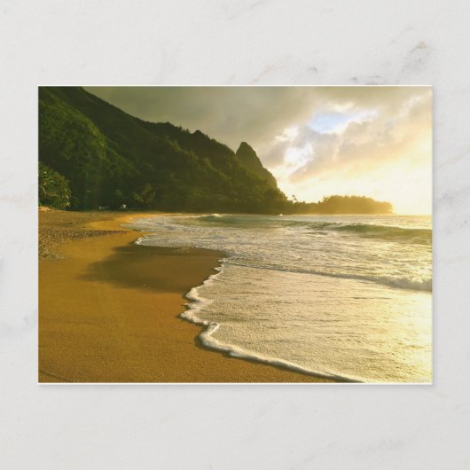 Tunnels Beach, Kauai Postcard Postkarte (Vorderseite)