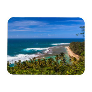 Tunnels Strand vom Kalalau Weg aus gesehen Magnet