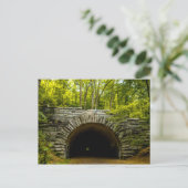 Tunnelstraße nach Nirgendwo bryson Stadt Natursee  Postkarte (Stehend Vorderseite)