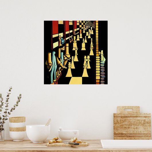 TunnelVision I Art Print (kein Text) Poster (Küche)