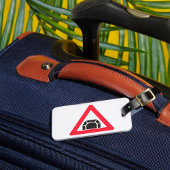 Tunnelwarnung Straßenzeichen Gepäckanhänger