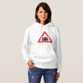 Tunnelwarnung Straßenzeichen Hoodie (Vorne ganz)