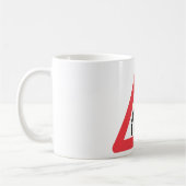 Tunnelwarnung Straßenzeichen Kaffeetasse (Links)