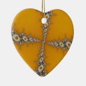 Tunnelweihnachtsfest-Fraktal Keramikornament (Rechts)