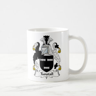 Tunstall Familienwappen Kaffeetasse