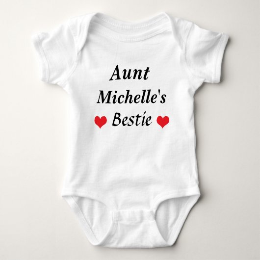 Tunt Bestie Baby Clothes Nephew Baby Strampler (Vorderseite)