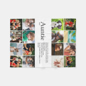 Tuntie Definition Zitat FotoCollage Fleecedecke (Vorderseite (Horizontal))