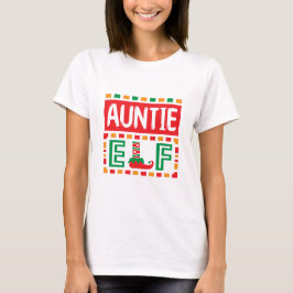 Tuntie Elf Weihnachtsfest T - Shirt