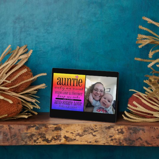 Tuntie Frame Tante Fotoplatte (Seite)