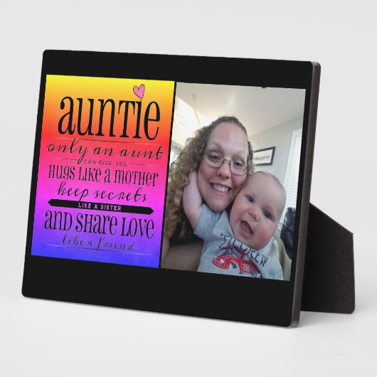 Tuntie Frame Tante Fotoplatte (Seite)