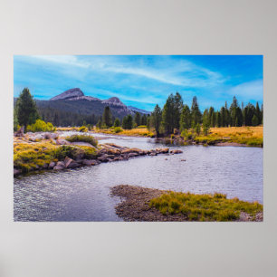 Tuolumne Meadow Plakat Yosemite Landschaft