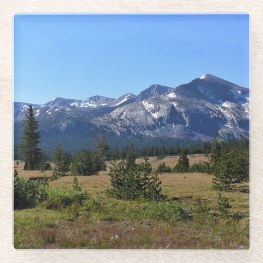 Tuolumne Meadows, Yosemite, CA Glasuntersetzer (Vorderseite)