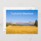 Tuolumne Meadows Yosemite Postkarte (Vorne/Hinten)