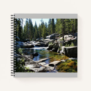 Tuolumne River in Tuolumne Meadows, Yosemite, CA Notizblock