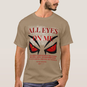 Tupac Shakur Tribut All Eyez On Me Hip Hop Zitat T-Shirt