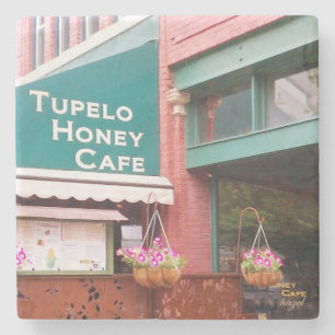 Tupelo-Honig-Café, Asheville Nord-Carolina, Steinuntersetzer