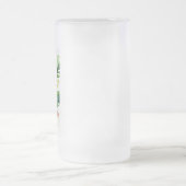 Tüpfel: Niedliche Ananas Aquarellfarben-Illustrati Mattglas Bierglas (Mittel)