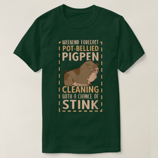 Tüpfelchen Schweine Reinigung - Entwurf des Schwei T-Shirt (Design vorne)