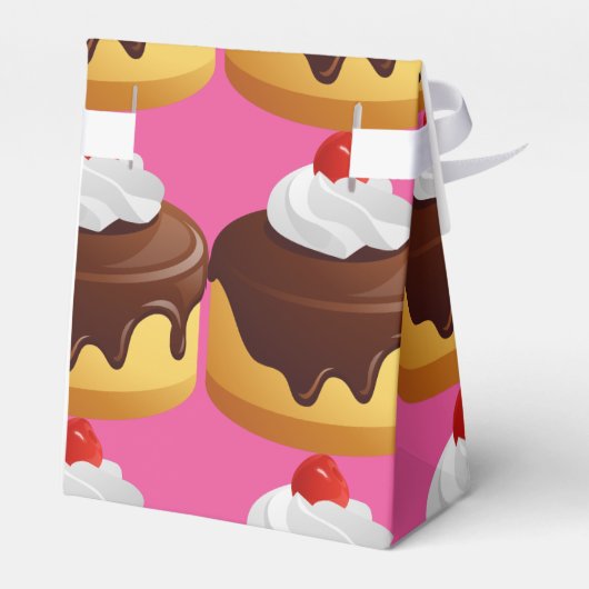 Tüpfelkuchen Box Rosa Geschenkschachtel (Rückseite)