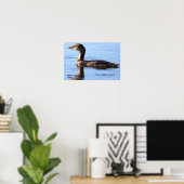 Tüpfelsumpfhuhn-Vogelposter Poster (Heimbüro)