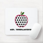 Tupfen-Apple-Lehrer Mousepad (Mit Mouse)