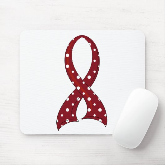 Tupfen-Band-Kopf-Hals-Karzinom Mousepad (Mit Mouse)