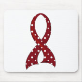 Tupfen-Band-Kopf-Hals-Karzinom Mousepad (Vorne)