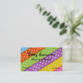 Tupfen-Band-Mama-Telefonkarte Telefonnummerkarte (Stehend Vorderseite)