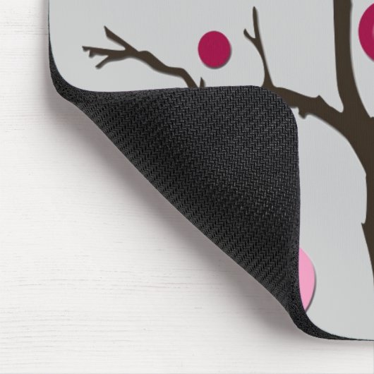 Tupfen-Baum-Mausunterlage Mousepad (Ecke)