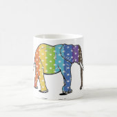 Tupfen-Elefant Kaffeetasse (Mittel)