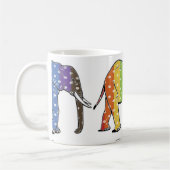 Tupfen-Elefant Kaffeetasse (Links)
