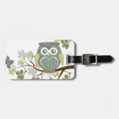 Tupfen-Eule im Baum Gepäckanhänger (Vorderseite horizontal)