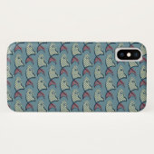 Tupfen-Fisch-Muster Case-Mate iPhone Hülle (Rückseite (Horizontal))
