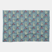 Tupfen-Fisch-Muster Geschirrtuch (Horizontal)